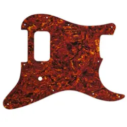 PICKGUARD FOR FENDER TOM DELONGE STRATOCASTER NITRATE TORTOISE PARCHMENT