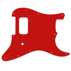 PICKGUARD FOR FENDER TOM DELONGE STRATOCASTER RED SOLID
