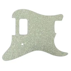 PICKGUARD FOR FENDER TOM DELONGE STRATOCASTER SILVER SPARKLE