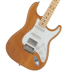 FENDER: 2024 COLLECTION MIJ HYBRID II ST HSS MAPLE VINTAGE NATURAL