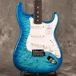 FENDER 2024 MADE IN JAPAN HYBRID II STRATOCASTER QMT AQUAMARINE JD24 *PN870