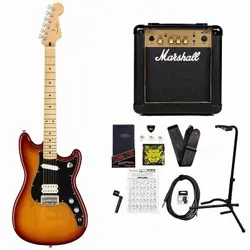 FENDER PLAYER DUO-SONIC HS MAPLE SIENNA SUNBURST MARSHALL MG10 #GG5U7