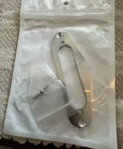 TELECASTER TELE NECK PICKUP RING, FORNEY GUITAR WORKS MACHINED ALUMINUM #17