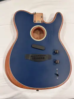 FENDER FULLY LOADED AMERICAN ACOUSTASONIC TELECASTER BODY (STEEL BLUE)
