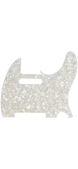 GENUINE FENDER AMERICAN STANDARD TELE/TELECASTER GUITAR PICKGUARD - WHITE MOTO