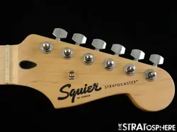 FENDER SQUIER SONIC SERIES STRAT, NECK &ND TUNERS GUITAR PART STRATOCASTER MAPLE