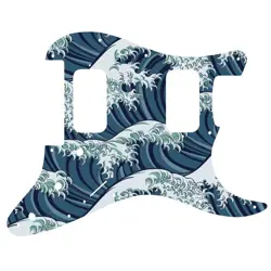 PICKGUARD FOR FENDER MIM BLACKTOP STRATOCASTER HH FLOYD JAPANESE WAVE