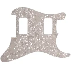 PICKGUARD FOR FENDER MIM BLACKTOP STRATOCASTER HH FLOYD AGED PEARL