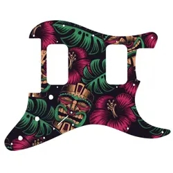 PICKGUARD FOR FENDER MIM BLACKTOP STRATOCASTER HH FLOYD ALOHA TIKI