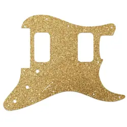 PICKGUARD FOR FENDER MIM BLACKTOP STRATOCASTER HH FLOYD ROSE GOLD
