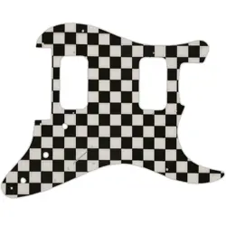 PICKGUARD FOR FENDER MIM BLACKTOP STRATOCASTER HH FLOYD CHECKERBOARD