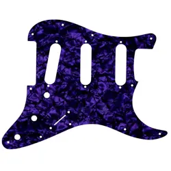 CUSTOM PICKGUARD FOR FENDER STRATOCASTER MIM & USA PURPLE PEARL