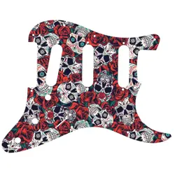 CUSTOM PICKGUARD FOR FENDER STRATOCASTER MIM & USA DIA DE MUERTOS