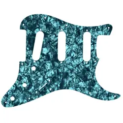 CUSTOM PICKGUARD FOR FENDER STRATOCASTER MIM & USA AQUA PEARL