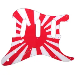 CUSTOM PICKGUARD FOR FENDER STRATOCASTER MIM & USA JAPANESE FLAG