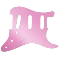 CUSTOM PICKGUARD FOR FENDER STRATOCASTER MIM & USA PINK MIRROR