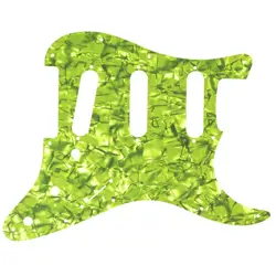 CUSTOM PICKGUARD FOR FENDER STRATOCASTER MIM & USA LIME GREEN