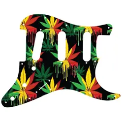 CUSTOM PICKGUARD FOR FENDER STRATOCASTER MIM & USA RASTA DRIP