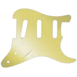 CUSTOM PICKGUARD FOR FENDER STRATOCASTER MIM & USA GOLD MIRROR