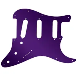 CUSTOM PICKGUARD FOR FENDER STRATOCASTER MIM & USA PURPLE MIRROR