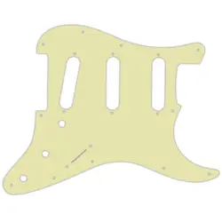 CUSTOM PICKGUARD FOR FENDER STRATOCASTER MIM & USA MINT GREEN 3PLY