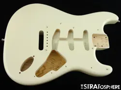 FENDER CUSTOM SHOP POSTMODERN NOS STRATOCASTER BODY STRAT OLYMPIC WHITE ASH