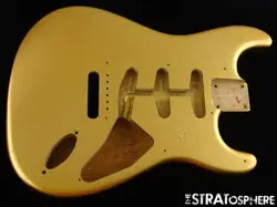 FENDER CUSTOM SHOP 58 RELIC STRATOCASTER STRAT BODY AZTEC GOLD 3 LBS 14OZ