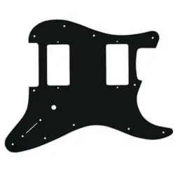 PICKGUARD FOR FENDER JIM ROOT STRATOCASTER BLACK ACRYLIC
