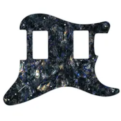 PICKGUARD FOR FENDER JIM ROOT STRATOCASTER BLACK ABALONE