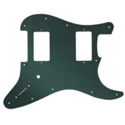 PICKGUARD FOR FENDER JIM ROOT STRATOCASTER SMOKE MIRROR