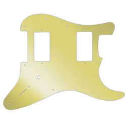PICKGUARD FOR FENDER JIM ROOT STRATOCASTER GOLD MIRROR