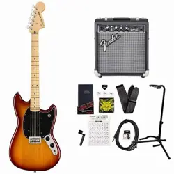 FENDER PLAYER MUSTANG MAPLE FINGERBOARD SIENNA SUNBURST FENDER 10W AMPLIFIER INC