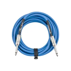 NEW FENDER CONTOUR CABLE - LAKE PLACID BLUE - 18.6'