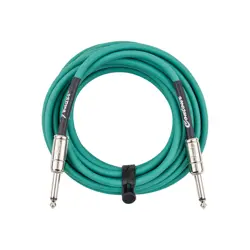NEW FENDER CONTOUR CABLE - SHERWOOD GREEN - 18.6'