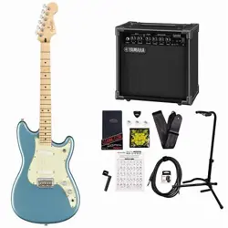 FENDER PLAYER DUO SONIC MAPLE FINGERBOARD TIDEPOOL YAMAHA GA15II AMPLIFIER INCLU
