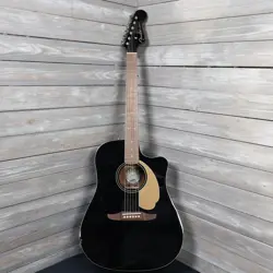 FENDER REDONDO PLAYER ACOUSTIC GUITAR AS IS TOP DAMAGE