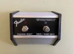 FENDER TWO-BUTTON FOOTSWITCH P/N 050419 CHANNEL SELECT