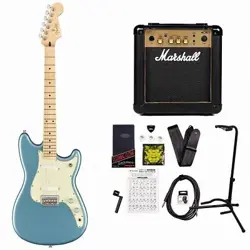 FENDER PLAYER DUO SONIC MAPLE FINGERBOARD TIDEPOOL MARSHALL MG10 AMPLIFIER INCLU