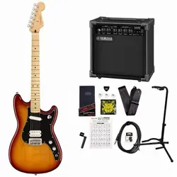 FENDER PLAYER DUO-SONIC HS MAPLE FINGERBOARD SIENNA SUNBURST YAMAHA GA15II AMPLI