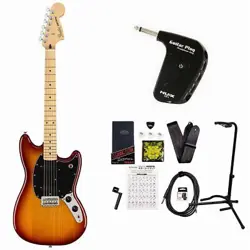 FENDER PLAYER MUSTANG MAPLE FINGERBOARD SIENNA SUNBURST GP-1 BEGINNER SET WITH A