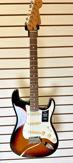 OPEN BOX FENDER PLAYER II STRATOCASTER - 3-COLOR SUNBURST W/ROSEWOOD FB MINT!!