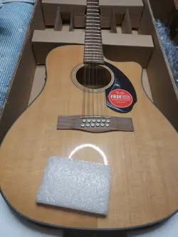 FENDER CD-60SCE DREADNOUGHT 12 STRING ACOUSTIC ELECTRIC GUITAR - NATURAL