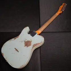 FENDER CUSTOM SHOP 1960 TELECASTER HEAVY RELIC SONIC BLUE 2017