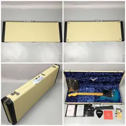 FENDER AMERICAN ELITE STRATOCASTER HSS BUCKEYE BURL ELECTRIC GUITAR USED