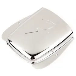 FENDER VINTAGE STYLE JAZZ BASS F BRIDGE COVER, CHROME