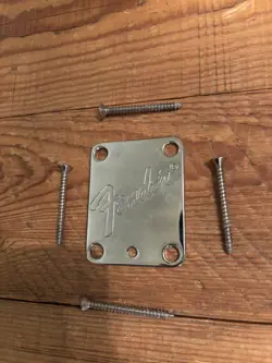 1988 FENDER STRAT PLUS NECK PLATE RARE