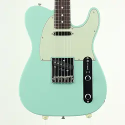 FENDER MIJ JUNIOR COLLECTION TELECASTER SATIN SURF GREEN USED MAPLE W/SOFT CASE