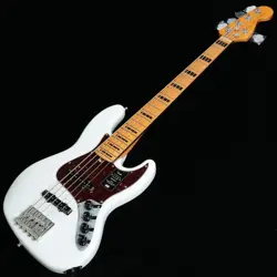 FENDER: AMERICAN ULTRA JAZZ BASS V MAPLE FINGERBOARD ARCTIC PEARL 4.41KG
