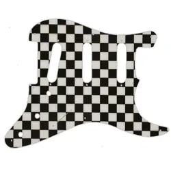 PICKGUARD FENDER PRE-CBS 8 HOLE, ERIC JOHNSON, ERIC CLAPTON CHECKERBOARD