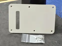 2007 FENDER HIGHWAY ONE STRAT TREMOLO COVER & SCREWS BACK COVER PLATE GUITAR